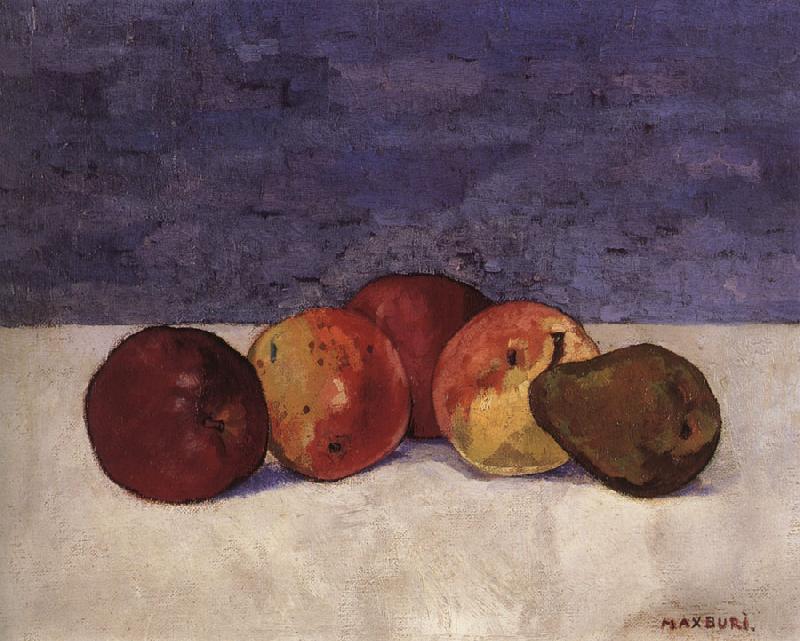 Max Buri Stilleben mit Apfeln und Birne oil painting image